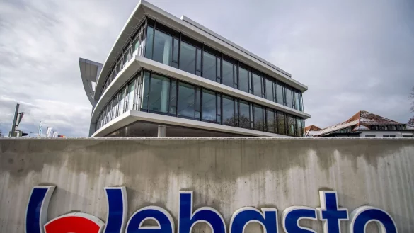 Die nach den ersten bestätigten Corona-Infektionen in Deutschland Ende Januar vorübergehend geschlossene Zentrale des Autozulieferers Webasto in Gauting. (Foto-Archiv) - © Lino Mirgeler/dpa