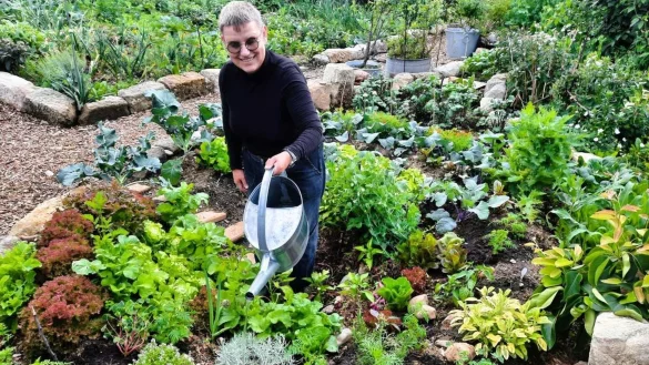 Runde Sache: Ein Kraterbeet kann helfen, extreme Wetterbedingungen auszugleichen und den Ertrag zu steigern. - © Sven-Karsten Kaiser/Antje Krüger/dpa-tmn