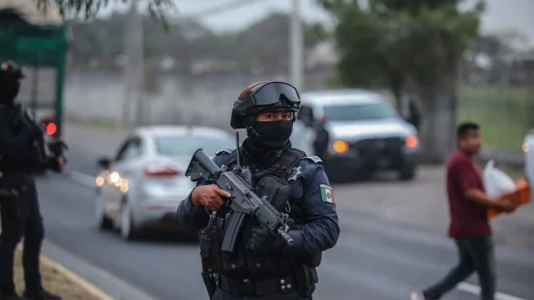 Auch die bei Urlaubern beliebte Riviera Maya ger&auml;t zunehmend ins Visier der Drogenkartelle. (Illustration) - &copy; Felix Marquez/dpa