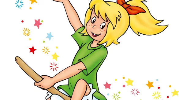 Hex Hex: Bibi Blocksberg und ihr fliegender Besen namens Kartoffelbrei. - © Kiddinx/dpa