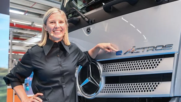 Seit drei Monaten Chefin eines Dax-Konzerns: Karin Radstr&ouml;m - &copy; Uli Deck/dpa