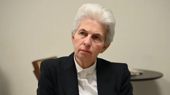 Die FDP-Politikerin sieht ihre Partei vor schwierigen Aufgaben - &copy; Elisa Schu/dpa