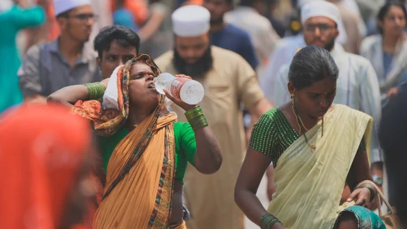 Experten erwarten, dass auch die kommenden Jahre warm werden - das bleibt nicht ohne Folgen. (Archivbild) - © Mahesh Kumar A./AP/dpa