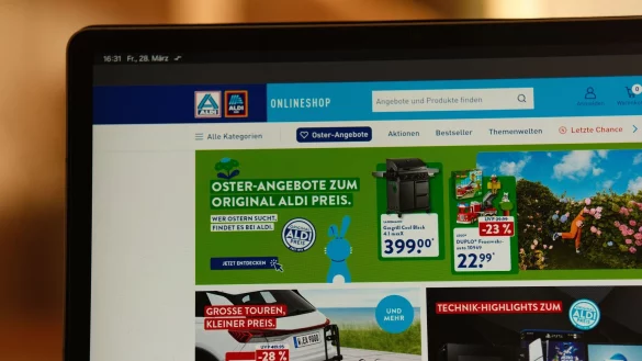 Der Aldi-Onlineshop wurde 2021 gegr&uuml;ndet. - &copy; Georg Hilgemann/dpa