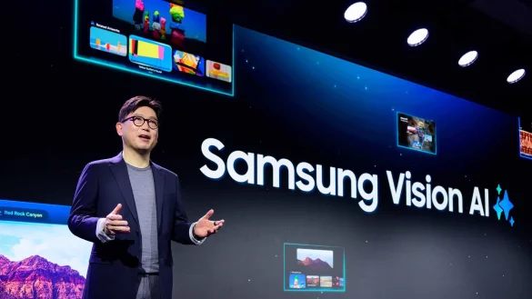 Durch die Integration von Microsofts Copilot sollen interaktive Features wie Programmempfehlungen das Erlebnis bereichern. - © Samsung/dpa-tmn