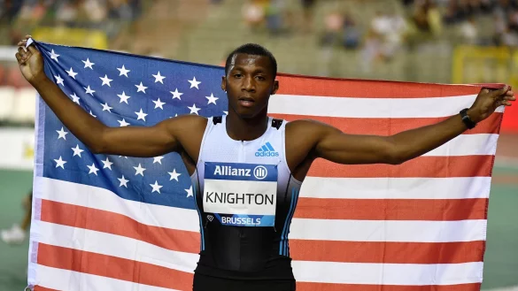 US-Sprinter Erriyon Knighton ist für vier Jahre gesperrt worden. (Archivbild) - © Geert Vanden Wijngaert/AP/dpa
