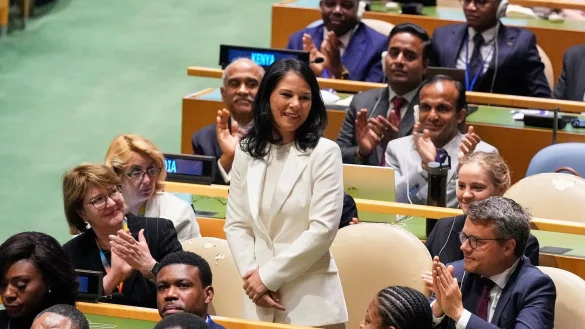 Die Ex-Au&szlig;enministerin tritt am Dienstag offiziell ihren neuen Job an. (Archivbild) - &copy; Richard Drew/AP/dpa