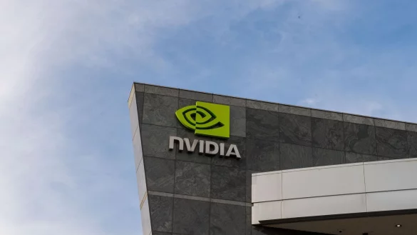 Der Boom bei K&uuml;nstlicher Intelligenz machte Nvidia zum wertvollsten Unternehmen der Welt. (Archivbild) - &copy; Andrej Sokolow/dpa