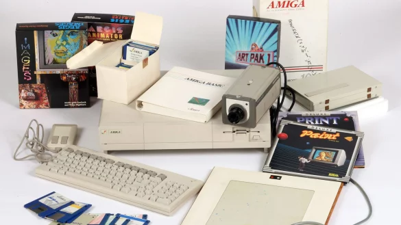 Der Pop-Art-K&uuml;nstler Andy Warhol verwendete den Commodore Amiga f&uuml;r die Erstellung von Kunstwerken. - &copy; picture alliance / dpa