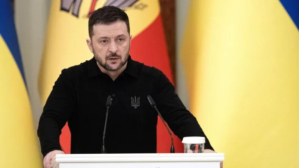 Der ukrainische Präsident Wolodymyr Selenskyj will mehr Zugriff auf die im Westen eingefrorenen Milliarden aus russischem Staatsvermögen. (Archivbild) - © Eugen Kotenko/Ukrinform/dpa