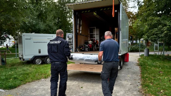Die in Berlin-Mitte gefundene Brandbombe gilt nach Experteneinsch&auml;tzung als nicht gef&auml;hrlich. - &copy; Michael Ukas/dpa