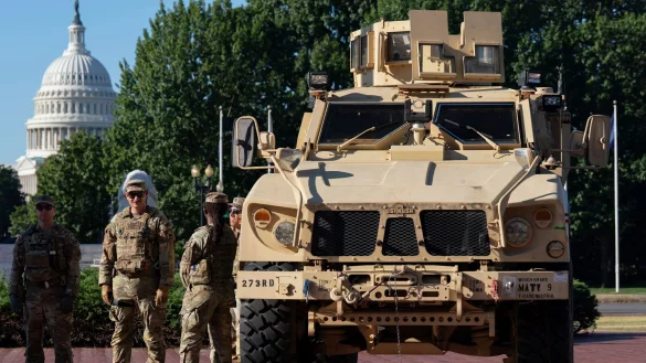 Die Nationalgarde patrouilliert in der US-Hauptstadt. (Archvivbild) - © Jose Luis Magana/FR159526 AP/AP/dpa