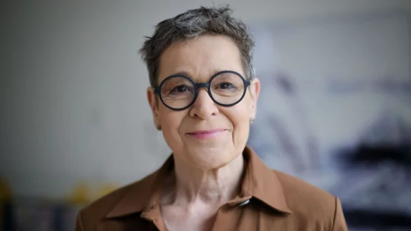 Simone Menne, Präsidentin der American Chamber of Commerce in Germany, rät zu Gelassenheit bei Trumps Zollplänen (Archivbild). - © Christian Charisius/dpa