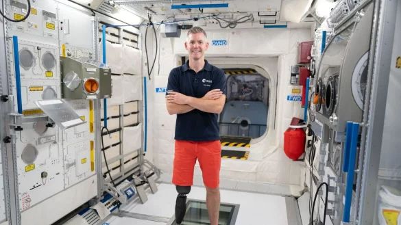 F&uuml;r John McFall geht es bei dem Weltraum-Projekt um deutlich mehr als ihn selbst. (Archivbild) - &copy; P. Sebirot/ESA /dpa