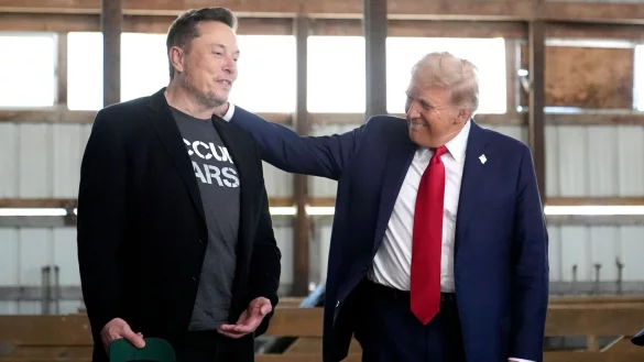 Elon Musk und Donald Trump. (Archivbild) - © Alex Brandon/AP/dpa