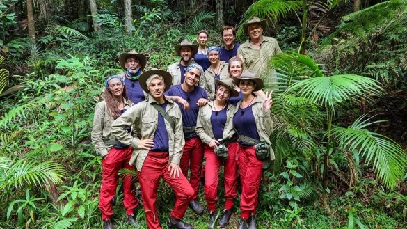 Alles muss raus: Die Dschungelcamper und ihre Lebensbeichten. - © RTL/dpa