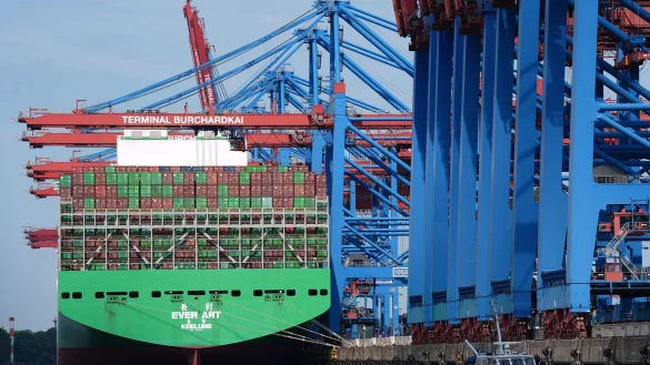 Weniger Ausfuhren &laquo;Made in Germany&raquo; im April (Archivbild) - &copy; Marcus Brandt/dpa