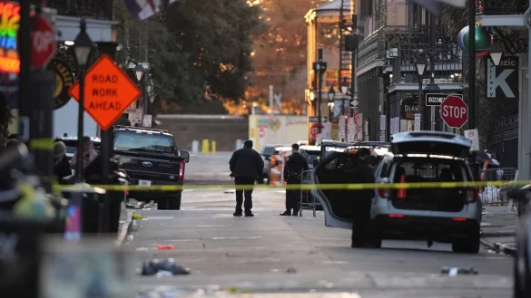 Ein Mann ist mit einem Auto ins French Quarter gerast und hat Dutzende Menschen erfasst. - © Gerald Herbert/AP/dpa