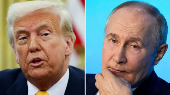 Donald Trump und Wladimir Putin wollen sich in Alaska treffen. (Archivbild) - &copy; Pavel Bednyakov/AP/AP/dpa