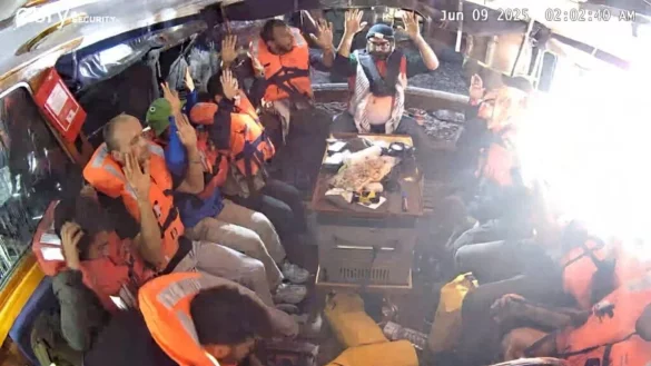 Die Aktivisten wollten eigenen Angaben zufolge humanit&auml;re Hilfe in den Gazastreifen bringen. - &copy; Freedom Flotilla Coalition/dpa