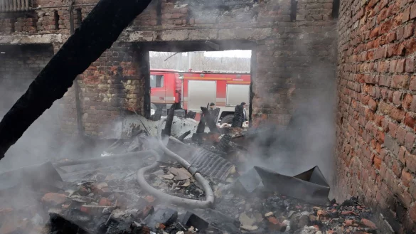 Alle Städte an der Front im Donbass in der Ostukraine sind schwer zerstört. - © -/ukrin/dpa