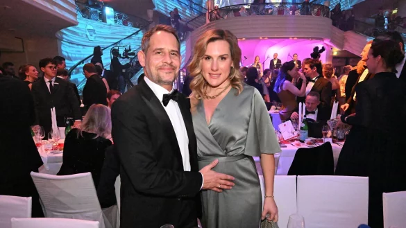 Frisch gebackene Eltern: Moritz Bleibtreu und seine Frau Saskia - &copy; Felix H&ouml;rhager/dpa