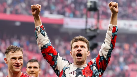Großer Abschiedstag für Thomas Müller. - © Jan Woitas/dpa