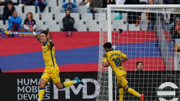 F&aacute;bio Silva z&uuml;ndete erst bei Las Palmas so richtig - &copy; Joan Monfort/AP/dpa