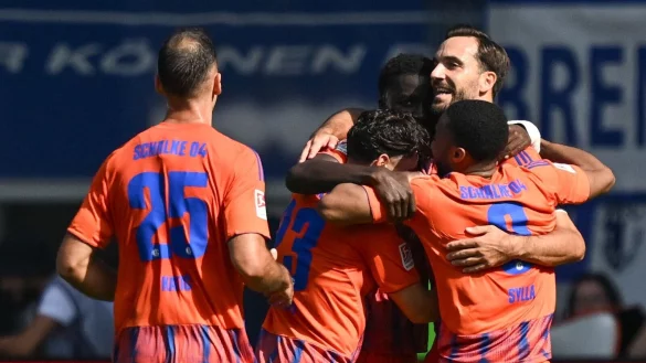 Schalke: der vierte Sieg im sechsten Meisterschaftsspiel. - &copy; Hendrik Schmidt/dpa