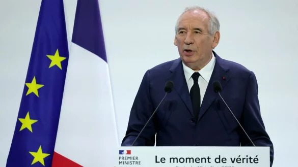 Anfang der Woche wird der Sturz von Premier Bayrou und seiner Regierung erwartet. (Archivbild) - &copy; Thomas Samson/AFP/dpa