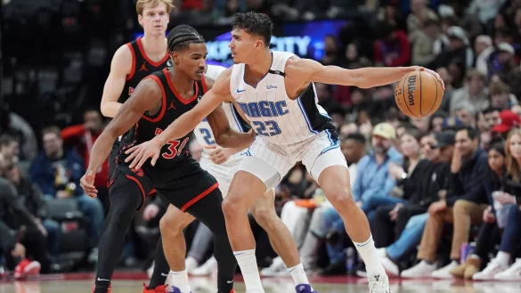 Orlandos Tristan da Silva stellte gegen die Toronto Raptors einen Karrierebestwert auf. - © Frank Gunn/The Canadian Press via AP/dpa