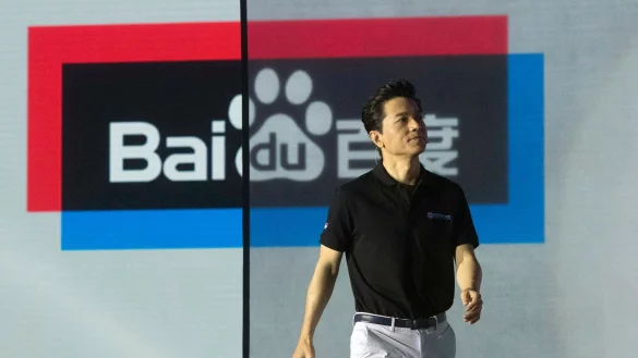 Der Internetkonzern Baidu hat zwei neue KI-Modelle auf den Markt gebracht. - © Ng Han Guan/AP/dpa
