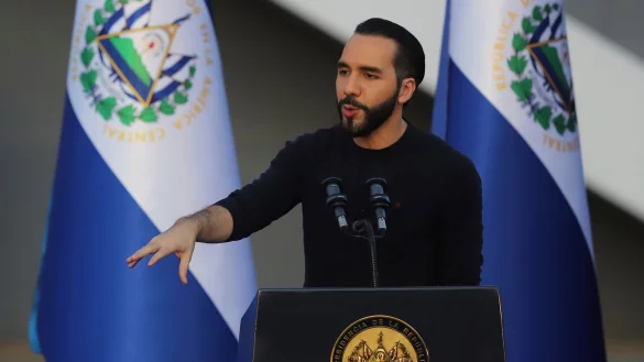 Pr&auml;sident Nayib Bukele regiert das kleinste mittelamerikanische Land seit 2019. (Archivbild) - &copy; Salvador Melendez/AP/dpa