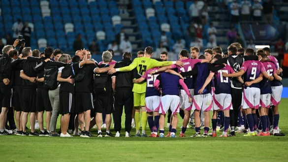 Die deutsche U21 gilt nach der perfekten Gruppenphase als Titelfavorit. - © Lukáš Grinaj/TASR/dpa