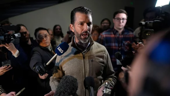 Der amerikanische Präsidentensohn Donald Trump Junior steht wegen eines Jagdausflugs in der Lagune von Venedig in der Kritik. (Archivbild) - © Carolyn Kaster/AP/dpa