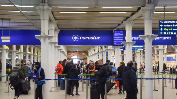 Noch ist nicht klar, wann die ersten Direktzüge etwa von London nach Köln fahren sollen. - © Vuk Valcic/ZUMA Press Wire/dpa