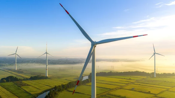 Industrieverband WindEurope: Insgesamt weniger Neuinstallationen von Windkraftanlagen in Europa als erwartet. (Archivbild) - © Sina Schuldt/dpa