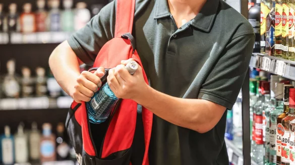 Supermärkte, Drogerien und andere Geschäfte beklagen pro Jahr einen hohen Schaden durch Diebstahl - von Kunden, Beschäftigten, Lieferanten und Servicekräften. (gestellte Szene) - © Oliver Berg/dpa