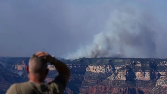 Der Grand-Canyon-Nationalpark an der US-Westküste ist bei Touristen beliebt. - © Jon Gambrell/AP/dpa