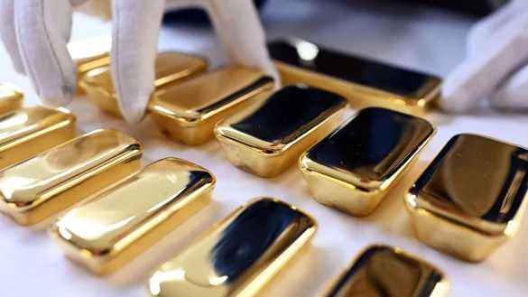 Goldpreis auf Rekordhoch (Symbolbild) - © Uli Deck/dpa/dpa-tmn