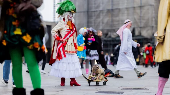 An diesem Donnerstag beginnt mit Weiberfastnacht der Straßenkarneval (Archivbild). - © Rolf Vennenbernd/dpa