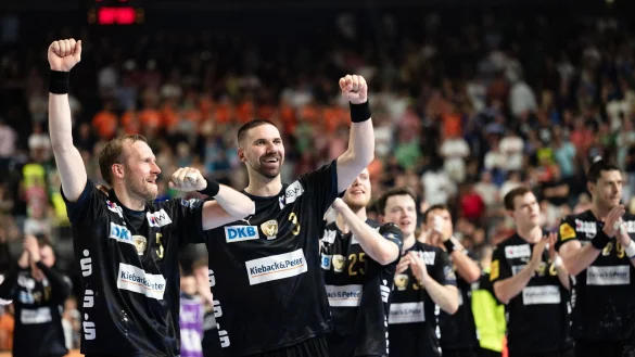 Die Füchse Berlin treffen im Endspiel der Champions League auf den SC Magdeburg. - © Marius Becker/dpa