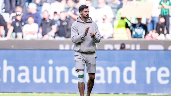 Mönchengladbachs Torjäger Tim Kleindienst fällt lange aus. - © David Inderlied/dpa