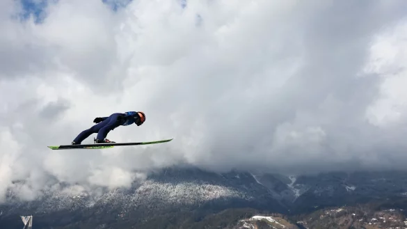 Bester Deutscher in der Tournee-Wertung und für Innsbruck qualifiziert: Pius Paschke. - © Daniel Karmann/dpa