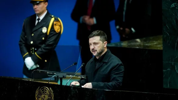 Der ukrainische Pr&auml;sident setzte sich f&uuml;r die internationale Unterst&uuml;tzung Moldaus ein. - &copy; Kay Nietfeld/dpa