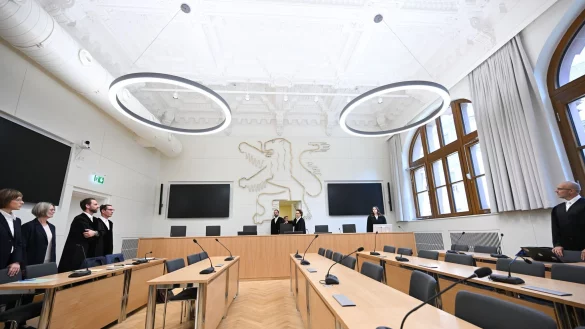 Der DFB ist im Sommermärchen-Prozess zu einer Geldbuße verurteilt worden. - © Arne Dedert/dpa POOL/dpa