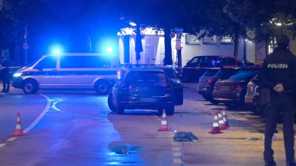 Die Polizei hat die Messerstecherin erschossen. - &copy; Felix H&ouml;rhager/dpa