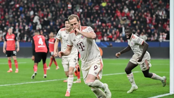 Harry Kane entschied auch das Rückspiel. - © Fabian Strauch/dpa