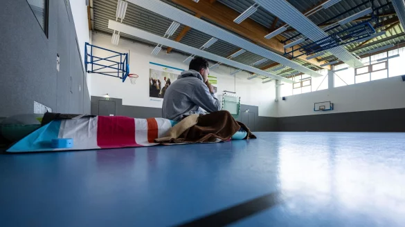 In M&uuml;nster mussten Studenten ohne Wohnung auch schon in Turnhallen schlafen. - &copy; Guido Kirchner/dpa