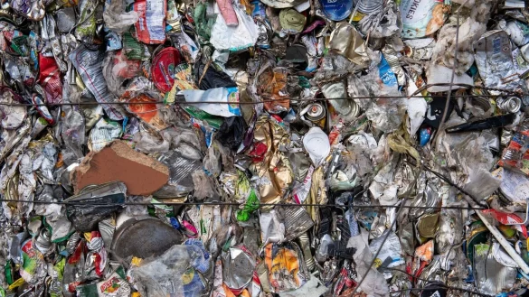 Die Kunststoffproduktion stieg von zwei Millionen Tonnen 1950 auf 400 Millionen Tonnen im Jahr 2022. (Archivbild) - © Bernd von Jutrczenka/dpa